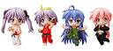 【中古】ねんどろいどぷち らき☆すた×ストリートファイターセット (ノンスケールABS&PVC塗装済み可動フィギュア)