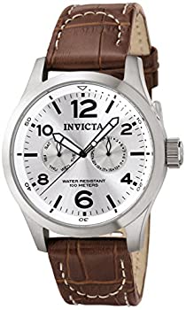 SWATCH - 【中古】[インビクタ] 腕時計 I-Force 石英 48mm ケース 褐色 レザーストラップ シルバーダイヤル 0765 メンズ 正規輸入品 ブラウン [並行輸入品]