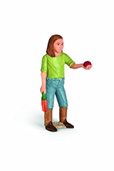 【中古】シュライヒ ファームワールド 少女 (エサやり) フィギュア 13464