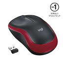 【中古】ロジクール ワイヤレスマウス 無線 マウスM185RD 小型 電池寿命最大12ケ月 M185 レッド 国内正規品 3年間無償保証(2)