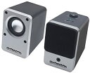 【中古】【非常に良い】audio-technica デスクトップスピーカー シルバー AT-SP102 SV