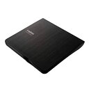 【中古】Logitec ポータブルDVDドライブ 9.5mm超薄型 スマホでDVD再生機能搭載 ブラック LDR-PUA8U2SBK