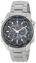 【中古】【非常に良い】Casio Men's Edifice EQS500DB-1A1 Silver Stainless-Steel Quartz Watch ...