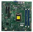 【中古】【非常に良い】Supermicro マザーボードマイクロATX DDR3 1600 LGA 1150マザーボード-O