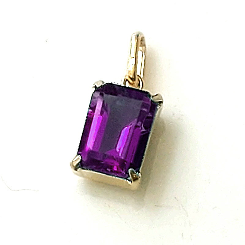 楽天市場】18金 ペンダントトップ（種類（宝石）アメジスト