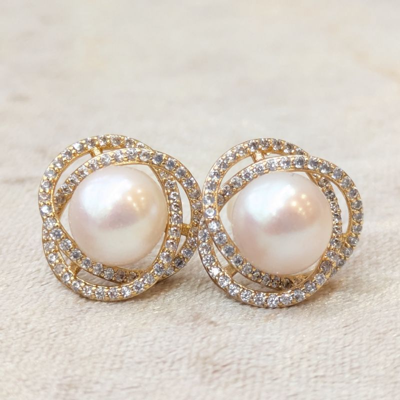 【ネコポス便or宅配便（ギフト包装もOK）選べます】シルバー 淡水パール ピアスSV925 Silver 8mm 淡水真珠 タンスイ真珠 淡水 パール キュービック fresh water pearl 大粒 一粒パール 上品 ネコポス トラベルジュエリー 卒業式 入学式