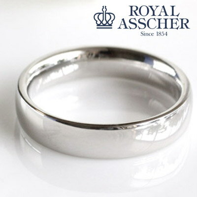 【ポイント10倍】マリッジリング 結婚指輪 ダイヤなし ロイヤルアッシャー・ダイヤモンド WRA014 (WRB021とペア) つけっぱなし 地金リング 単品 海外ブランド 人気 おすすめ