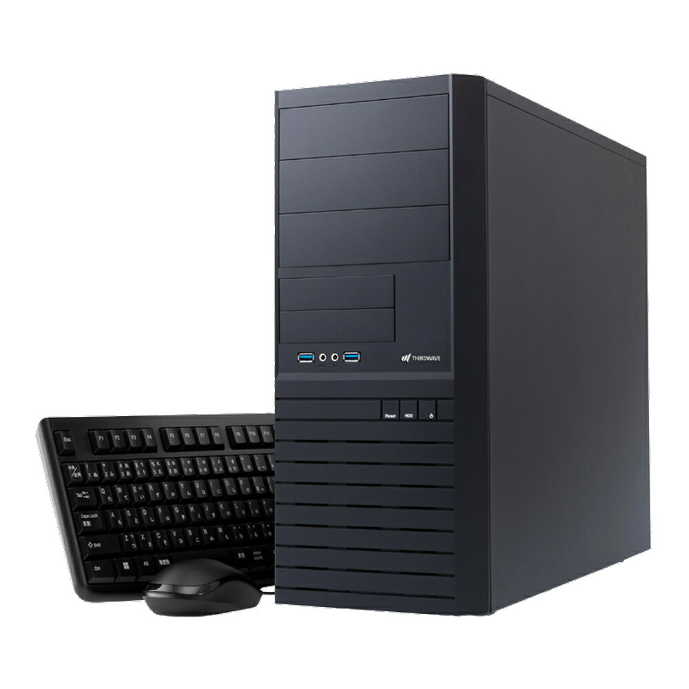 サードウェーブ デスクトップパソコン Core Ultra 9 285 メモリ 16GB / SSD 500GB Windows 11 Home THIRDWAVE AT-C9AIGA-01B 22598-4218
