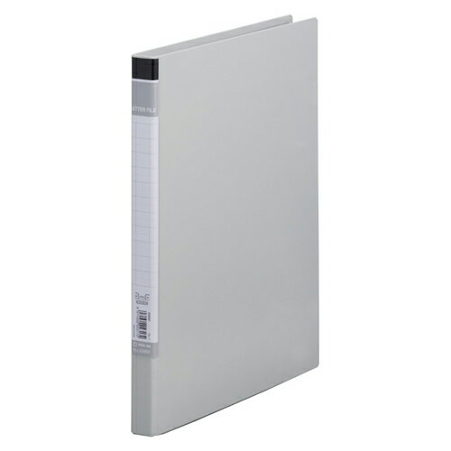 キングジム レターファイルBF A4判タテ型 背幅25mm（グレー）
