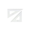 井上製作所 三角定規 目盛付 30cm型 規格:30cmX3mm