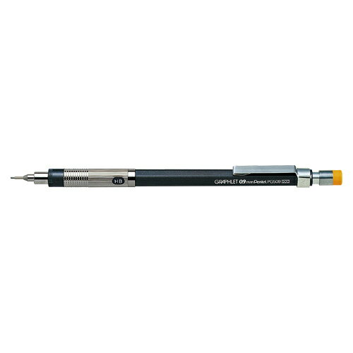 ●すべり止めローレット加工。●芯硬度表示窓付。●入数：1本●シャープ芯径：0.9mm●長：145mm●替消しゴム：Z2-1N●消しゴム付●材質：軸/再生ABS、先金・グリップ/真鍮、クリップ/鉄、ノック/真鍮・ABS●JANコード：4902506314154※商品コード：02044（1）ぺんてる　製図用シャープペン グラフレット0．3　　シャープ芯径：0．3mm（2）ぺんてる　製図用シャープペン グラフレット0．4　　シャープ芯径：0．4mm（3）ぺんてる　製図用シャープペン グラフレット0．5　　シャープ芯径：0．5mm（4）ぺんてる　製図用シャープペン グラフレット0．7　　シャープ芯径：0．7mm