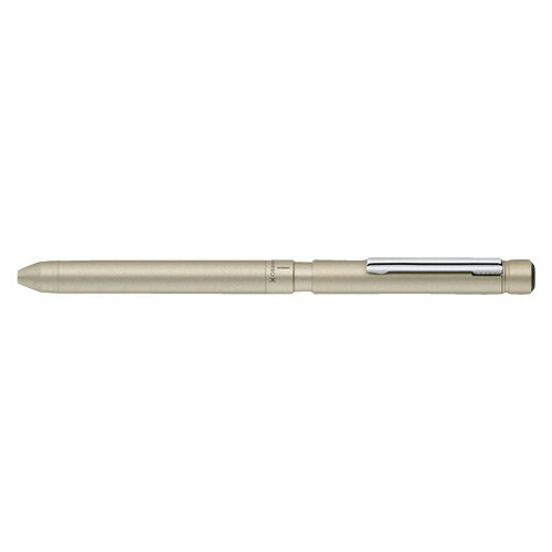 シャーボX ボールペン ゼブラ　シャーボX　LT3　2色ボールペン＋シャープペン用　軸（シャンパンゴールド）