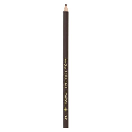 トンボ鉛筆　色鉛筆　1500単色（ちゃいろ）