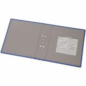 キングジム キングファイル スーパードッチ〈脱・着〉イージー用替え表紙 とじ厚60mm用（青）