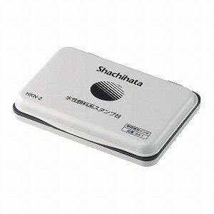 シヤチハタ 水性顔料系スタンプ台 中形 黒（クロ）