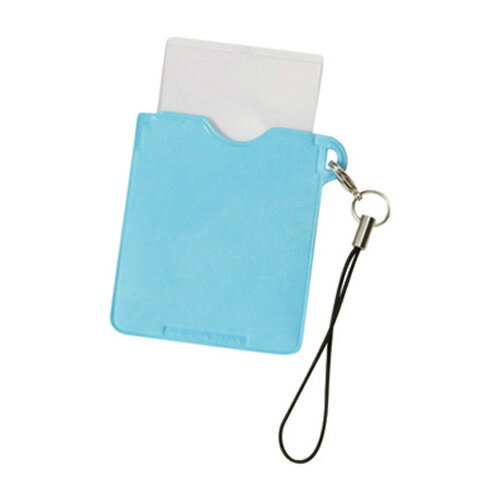 共栄プラスチック ケータイルーペ 角型（スカイ）