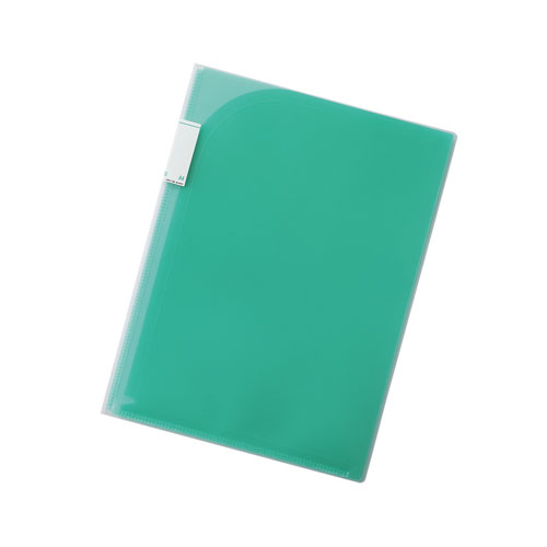 リヒトラブ Avanti 6ポケットホルダー A4判(A3・2ツ折) 6ポケット（緑）