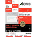 エーワン ラベルシール(プリンタ兼用) マット紙(A4判) 100枚入 ハイグレードタイプ