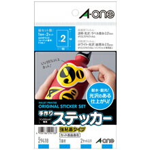 エーワン 手作りステッカー 強粘着タイプはがき エーワン 手作りステッカー 強粘着タイプはがき