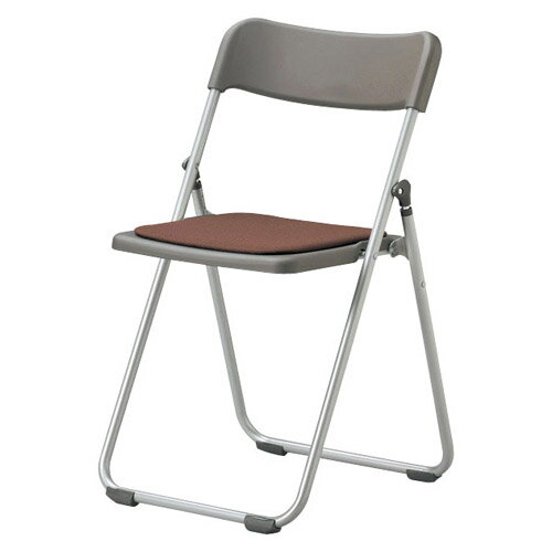 時間指定不可　アイコ 法人限定 折りたたみチェア 布張り 6脚セット φ19mmアルミパイプ粉体塗装タイプ ..