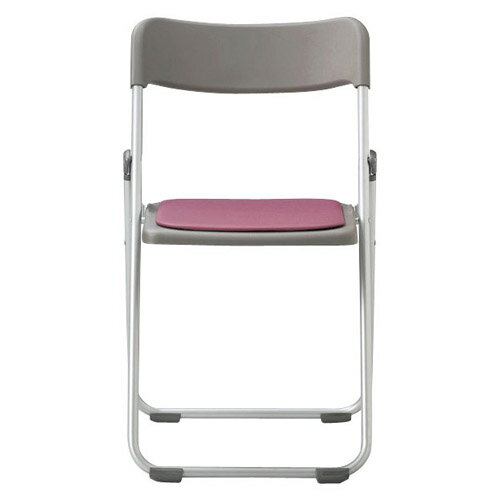 時間指定不可　アイコ 法人限定 折りたたみチェア ポリレザー張り 6脚セット φ19mmアルミパイプ粉体塗..