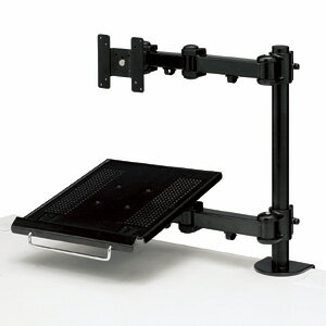 サンワサプライ デュアルシステムアーム ノートPC台