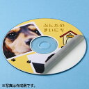 サンワサプライ インクジェット透けないCDラベル 内径41mm・つやなしマット
