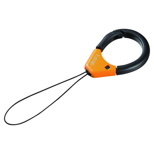 サンワサプライ フィンガーストラップ（オレンジ）