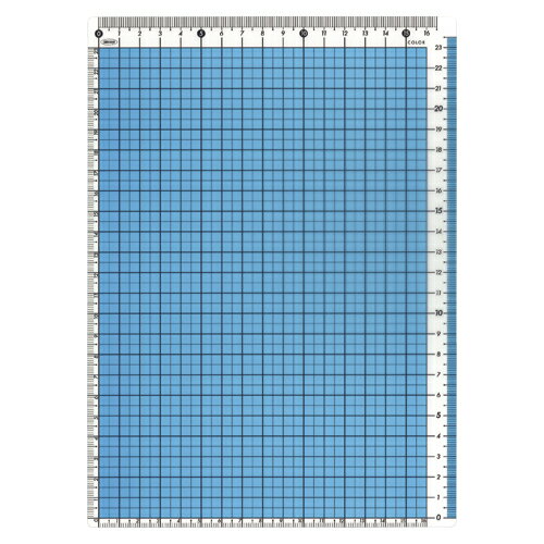 ●線やグラフを書く時に便利な5mm方眼タイプの下敷です。●10mm毎に罫線が太くなっているので読取り易くなっています。●また全ての辺に目盛りがあり、定規としての機能も備えています。●表面は光沢クリア、裏面はすべりにくいマット地になっています...