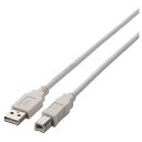 エレコム USB2.0ケーブル A-Bタイプ ノーマル 5m ホワイト(ホワイト)(2)