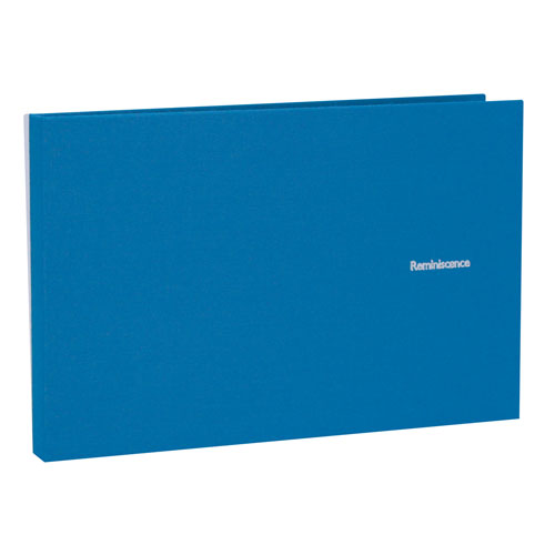 セキセイ レミニッセンス ミニポケットアルバム 2Lサイズ40枚 ポケット黒（ブルー）