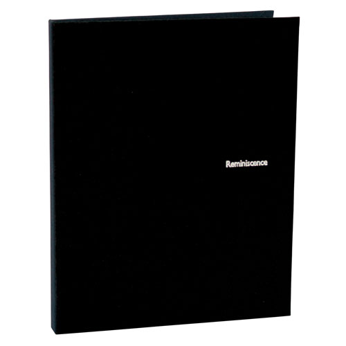 セキセイ レミニッセンス ミニポケットアルバム Lサイズ80枚 ポケット黒（ブラック）