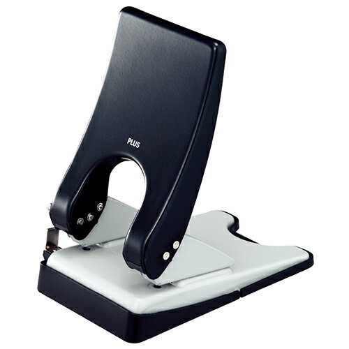 プラス 2穴パンチ フォース 1/2 Lサイズ（紙箱入り）（ブラック）