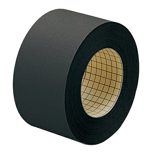 プラス 紙クロステープ 50mm幅 ロールタイプ（黒）