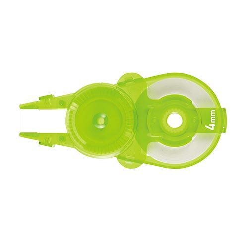 プラス ホワイパースライド 10個パック 交換テープ（ライムグリーン）