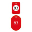 オープン クロークチケット 81〜100(赤)