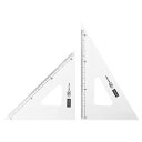 ウチダ 三角定規 目盛付き 18cm型 目盛:16cm 18cm x 2mm