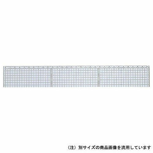ウチダ 方眼直線定規 45cm型 3mm厚 目盛:45cm