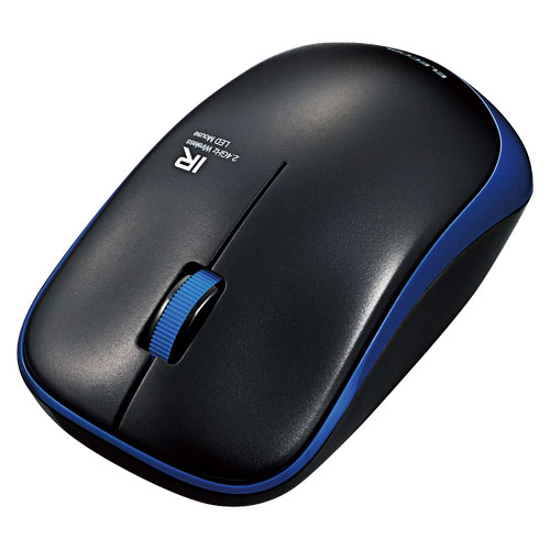 エレコム ワイヤレス IR LEDマウス（ブルー）(2)