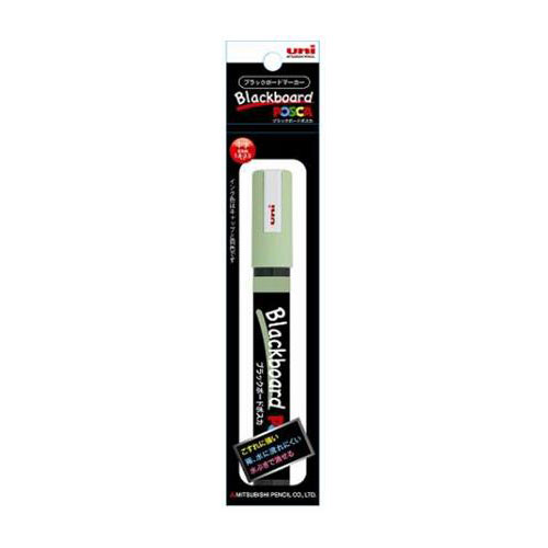 三菱鉛筆 ブラックボードポスカ 中字丸芯(1.8〜2.5mm) 黄緑