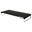 リヒトラブ 机収納シリーズ 机上台<幅590mm・USB3.0ハブ付> A-7334-24(黒)(3)