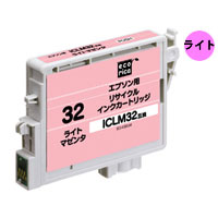エコリカ インクジェットカートリッジ エコリカ ECI-E32LM (ICLM32) エプソン用 リサイクル HWER756 エコリカ インクジェットカートリッジ エコリカ ECI-E32LM (ICLM32) エプソン用 リサイクル HWER756