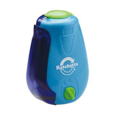 ソニック ラチェッタ ハンディ鉛筆削り 芯先調整機能付（青）