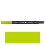 トンボ鉛筆　ABT　デュアルブラッシュペン　水彩　マーカー　カラーペン　ツインタイプ　DUALBRUSH　単色（シャトルーズ）