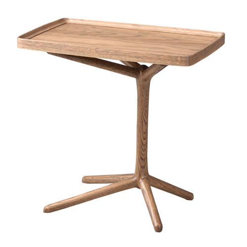 東谷 2WAY サイドテーブル ローテーブル トレー型天板 GT-880BR