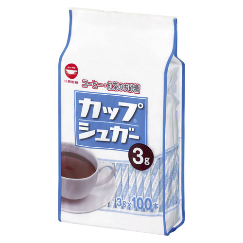 日新製糖 日新カップ カップシュガー 3g×100