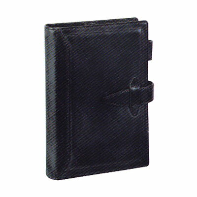 レイメイ藤井 ダ・ヴィンチ グランデ ロロマクラシック システム手帳 (リング24mm) バイブル ダヴィンチ ヌメ革(牛)(ブラック)