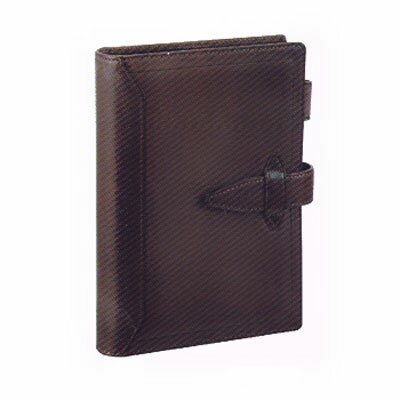 レイメイ藤井 ダ・ヴィンチ グランデ ロロマクラシック システム手帳 (リング24mm) バイブル ダヴィンチ ヌメ革(牛)(Dブラウン)