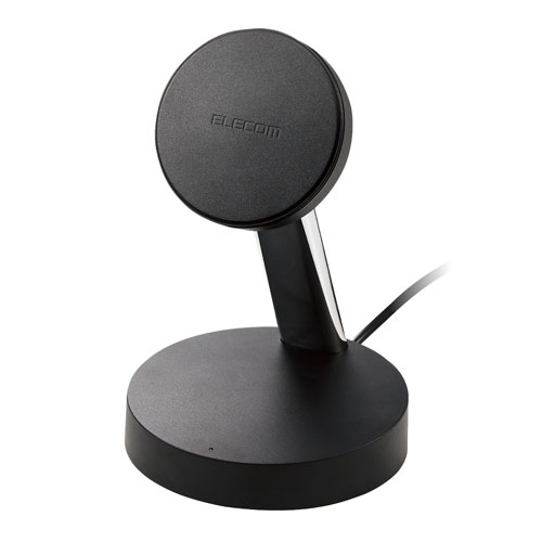 エレコム エレコム直送 ワイヤレス充電器 7.5W マグネット式 スタンドタイプ 縦置き/横置き両対応(ブラック) エレコム エレコム直送 ワイヤレス充電器 7.5W マグネット式 スタンドタイプ 縦置き/横置き両対応(ブラック)