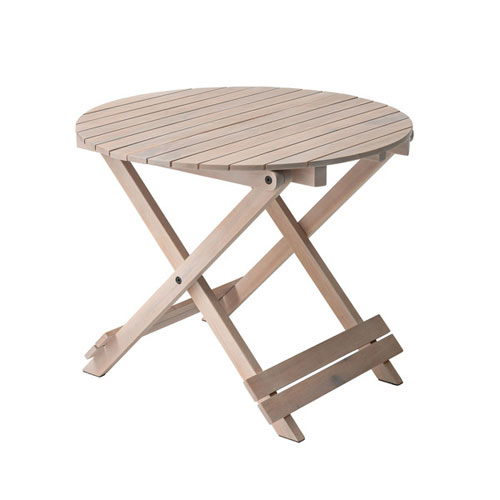 東谷 フォールディングテーブルL サイドテーブル GT-669WH（ホワイト）